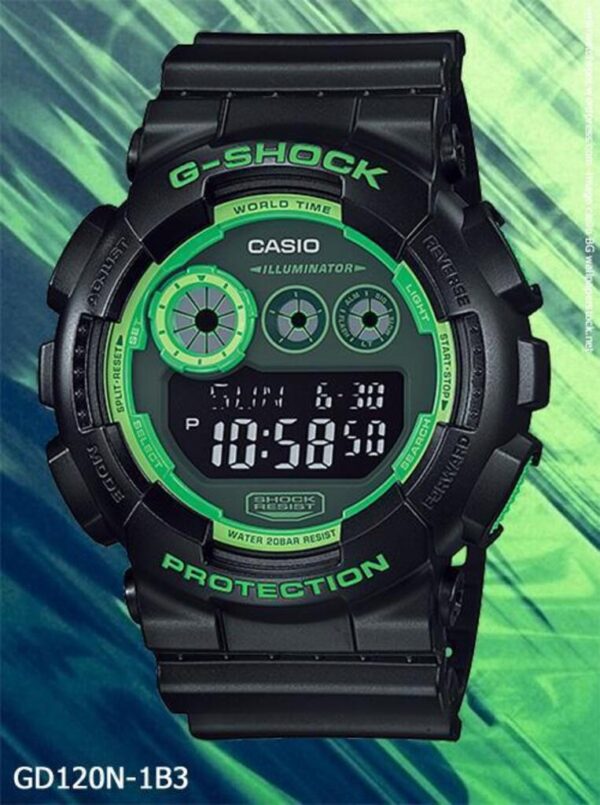 Годинник Casio G-SHOCK Classic GD-120N-1B3ER - Зображення 2