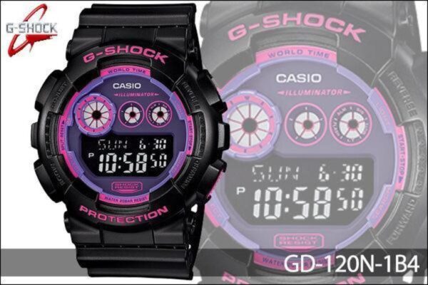 Годинник Casio G-SHOCK Classic GD-120N-1B4ER - Зображення 3